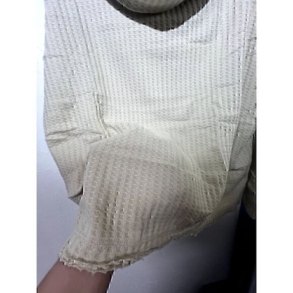 FREE PEOPLE JUICY LONG SLEEVE, STONE COLD,  100% COTTON, SIZE XSMALL - Picture 8 of 8